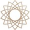 Ekena Millwork Eleanor Wood Fretwork Pierced Ceiling Medallion, Red Oak, 18"OD x 6 7/8"ID x 3/8"T CMWP18X18X0375EARO - alternate 1